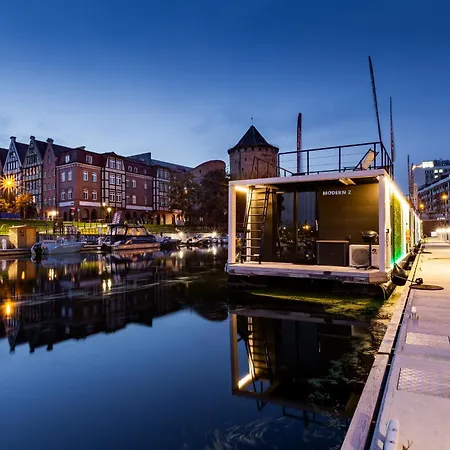 Na Wodzie - La Mare Motlava Houseboats With Sauna By Downtown *